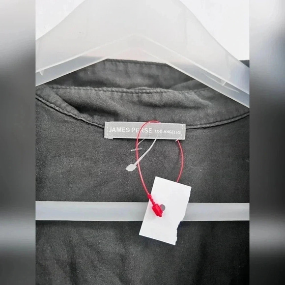 James Perse Black Button Up Top - Picture 2 of 4